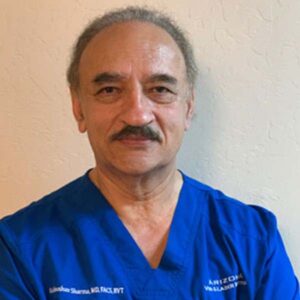 Dr. K. Sharma was the Vascular Surgeon in Arizona vein and laser institute at Phoenix, AZ