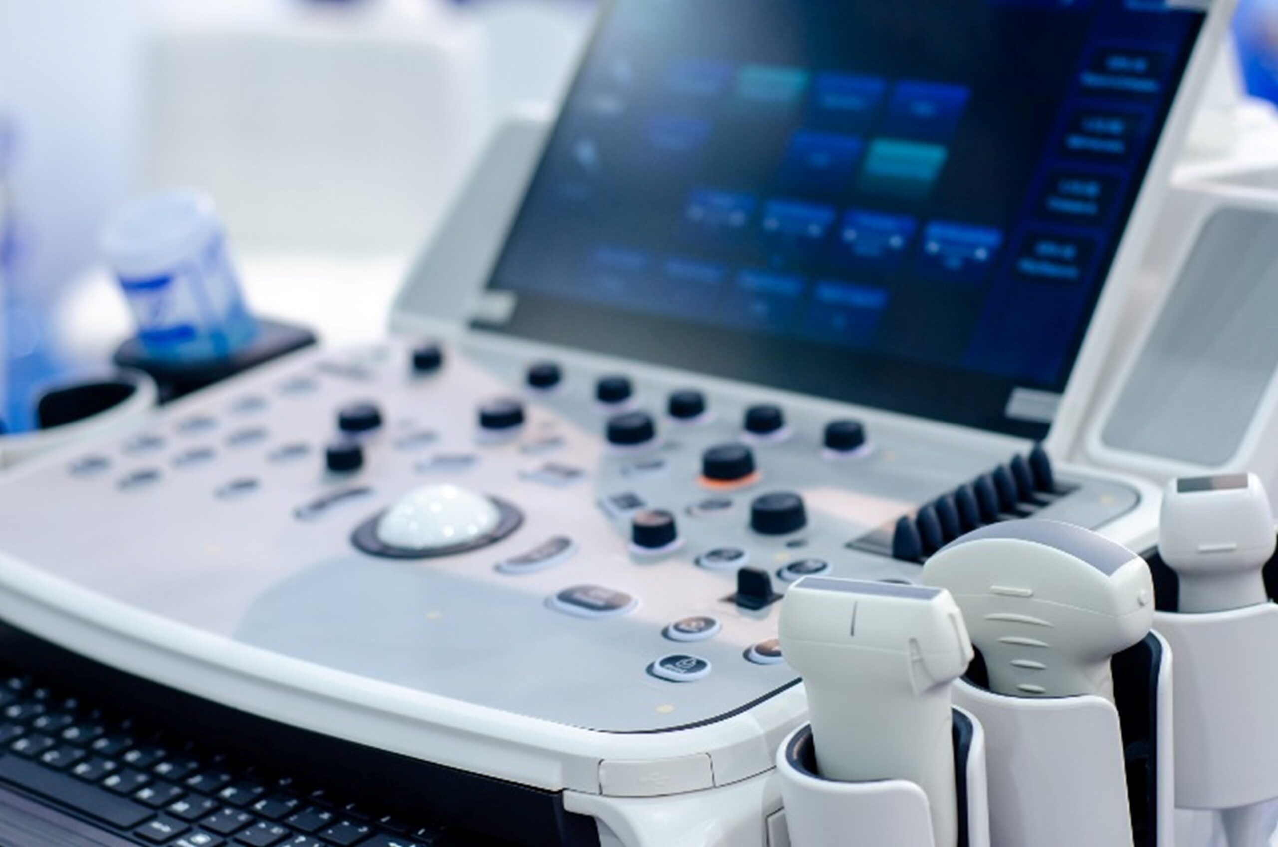 A close-up of an ultrasound machine by Arizona Vein & Laser Institute